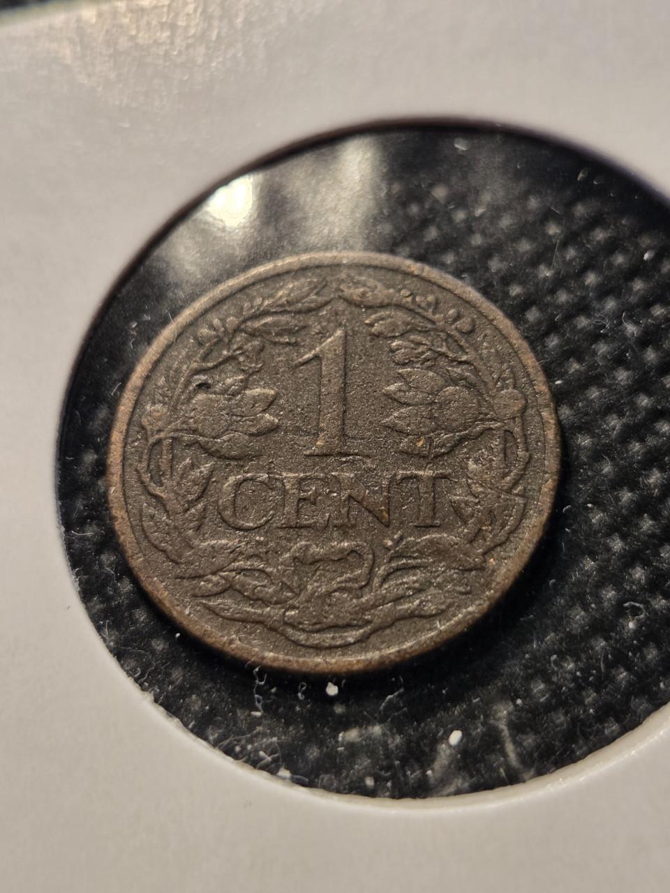 1 cent 1913 wilhelmina schaars
