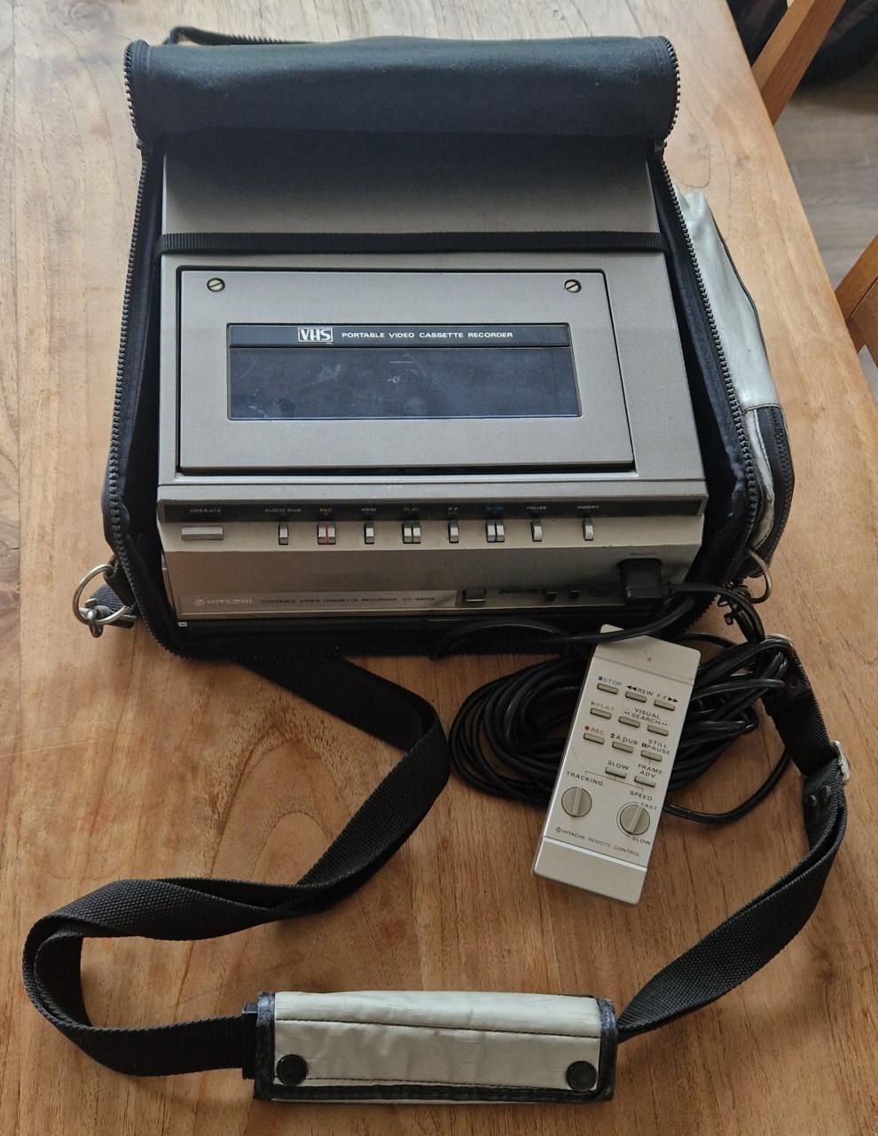 Hitachi VT-6500E Draagbare VHS Speler - Getest!