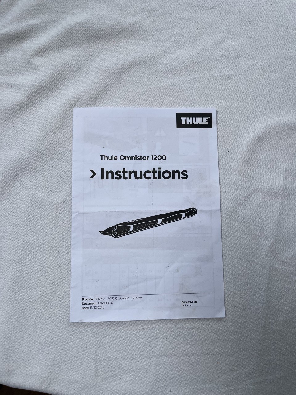 Thule zakluifel 3 meter