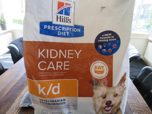 Hills presciption diet voor honden met nierproblemen