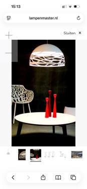Lodes Kelly Hanglamp design Dome wit 250€ verlichting