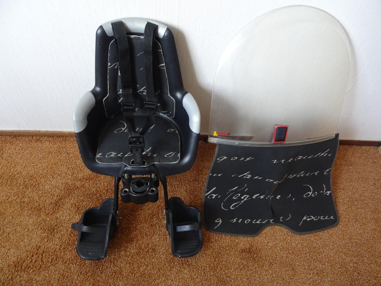 Fietsstoeltje met windscherm