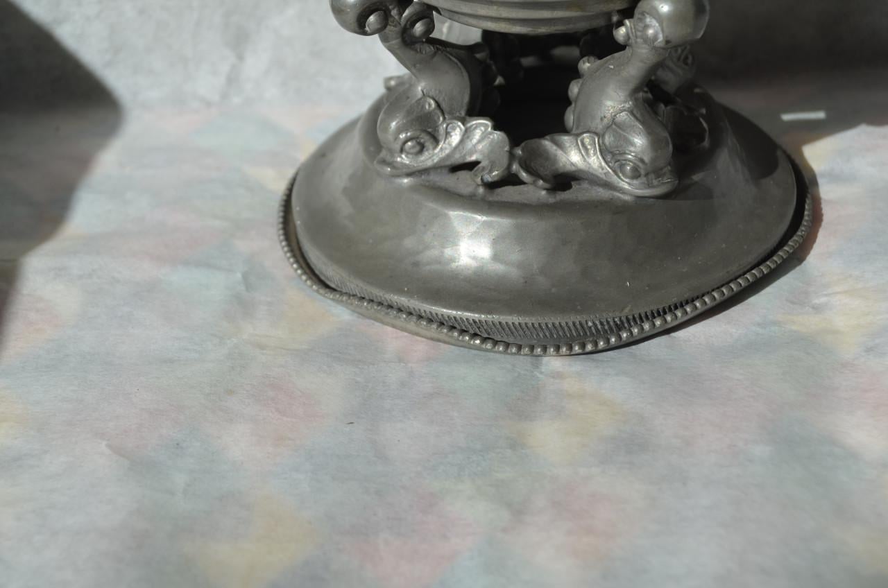 Fraaie tinnen vaas Gero mog. Georg Nilsson jaren '30