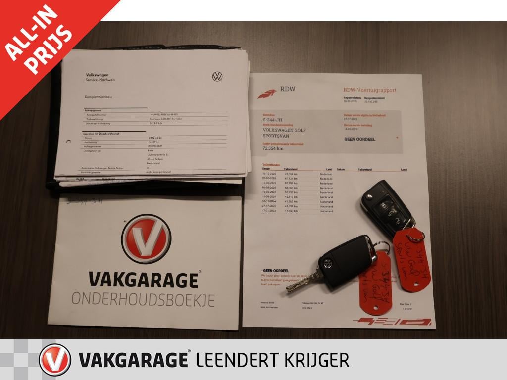Volkswagen Golf Sportsvan 1.5 tsi act high.l. automaat|trekhaak|12 maanden 