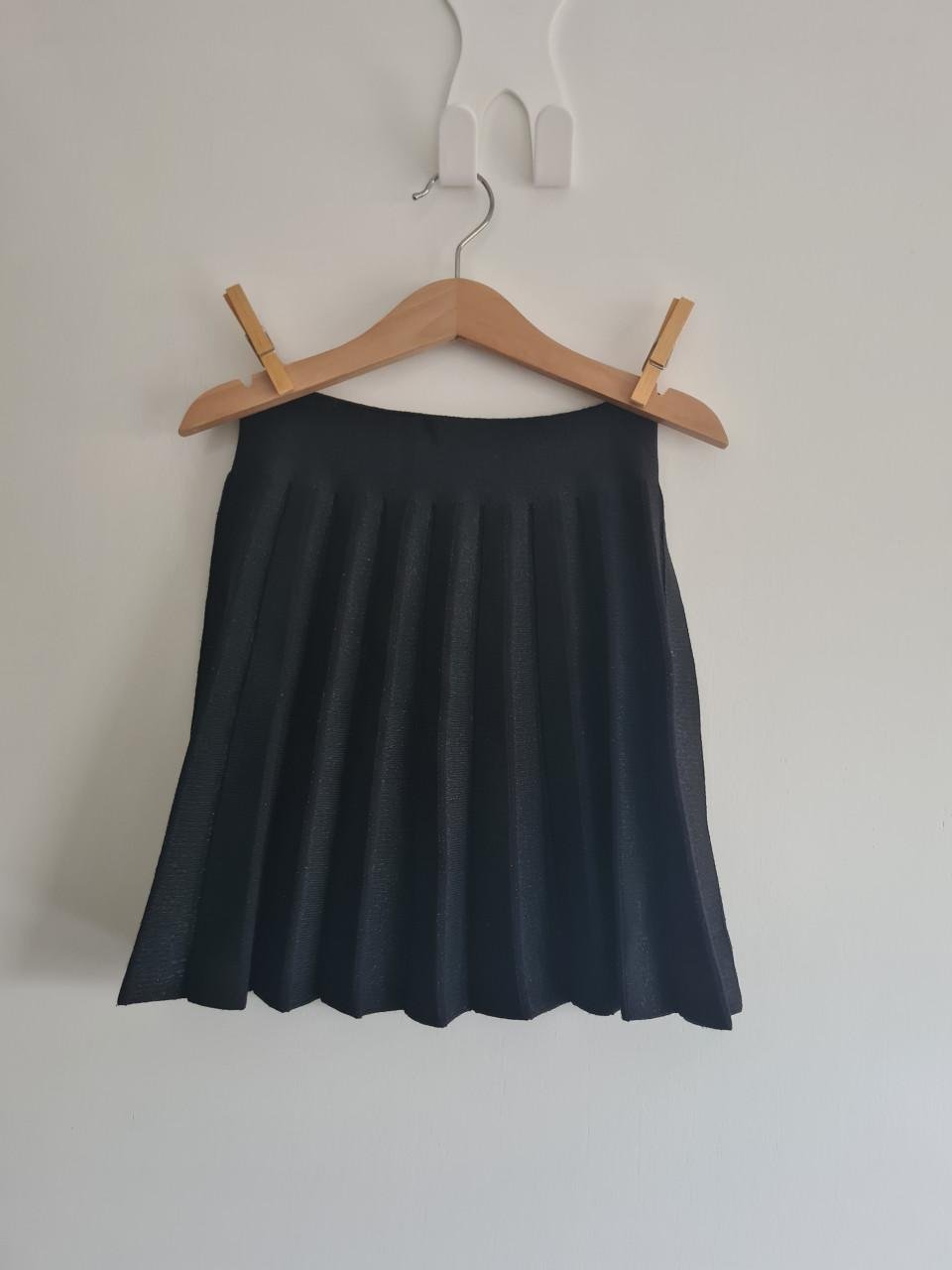 D-Zine zwarte plooi rok  Maat 140-146