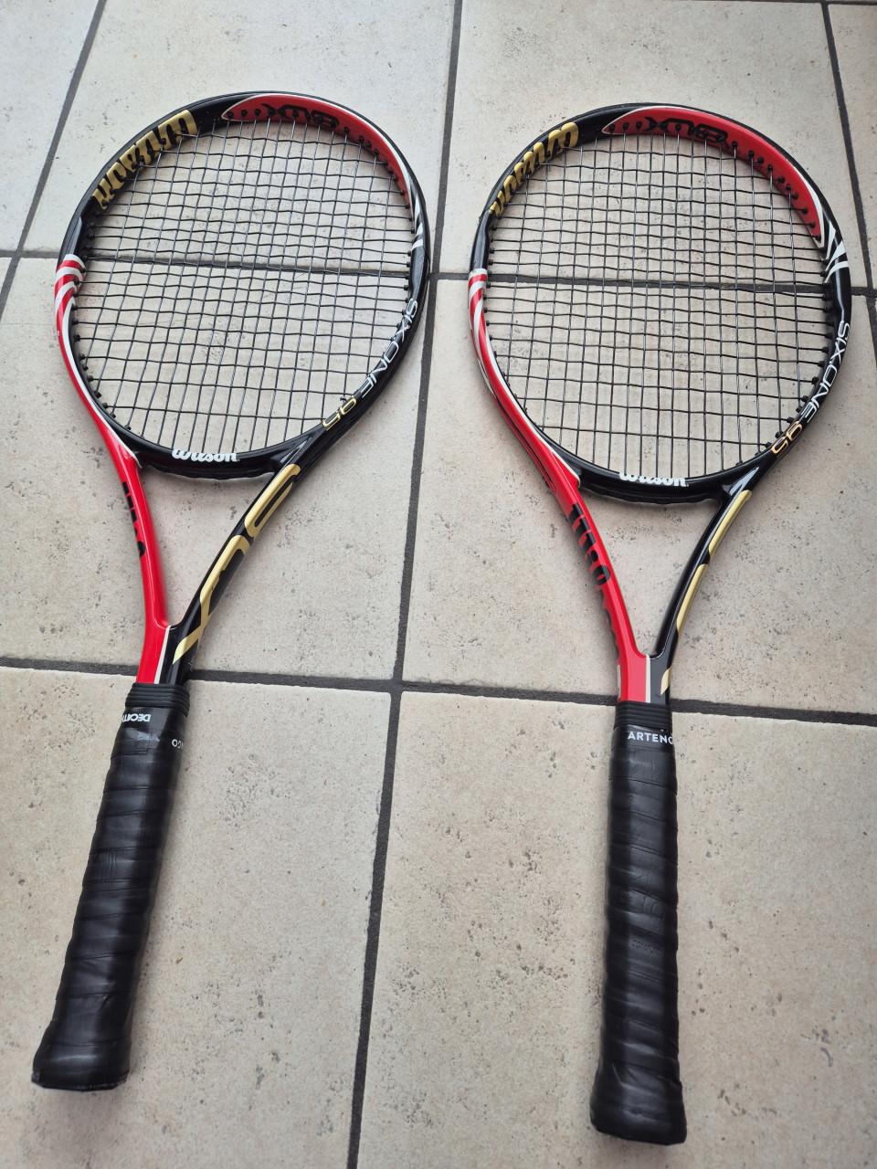 2 Wilson SixOne rackets zgan