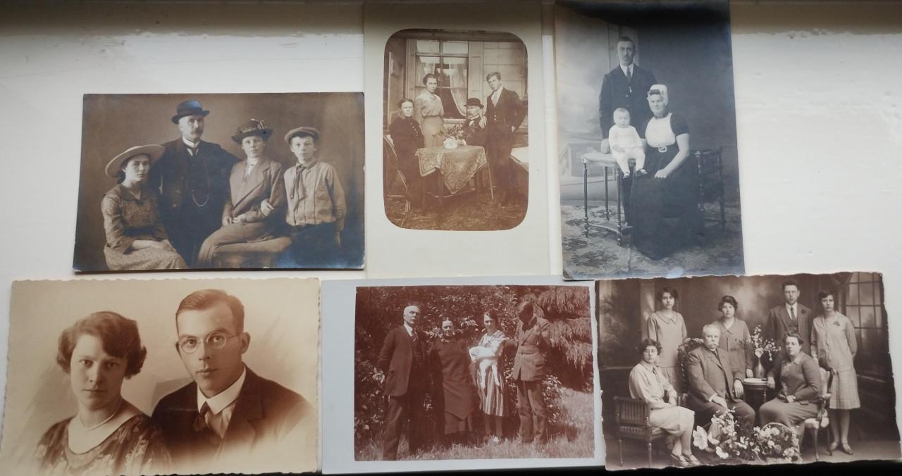 Foto,s rond 1900.