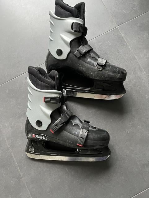 Ijs hocky schaatsen