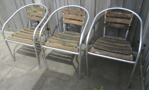 3x  Taras/horica   stoelen    (licht gewicht)