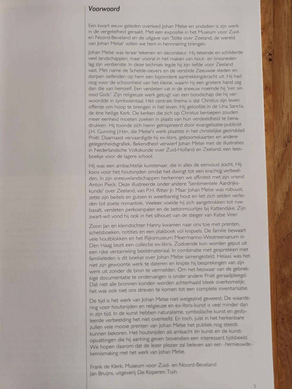Johan Melse - "Stilte over Zeeland" de wereld van Johan Melse