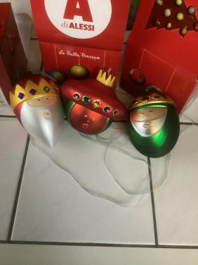 Alessi kerstballen de 3 koningen/wijzen