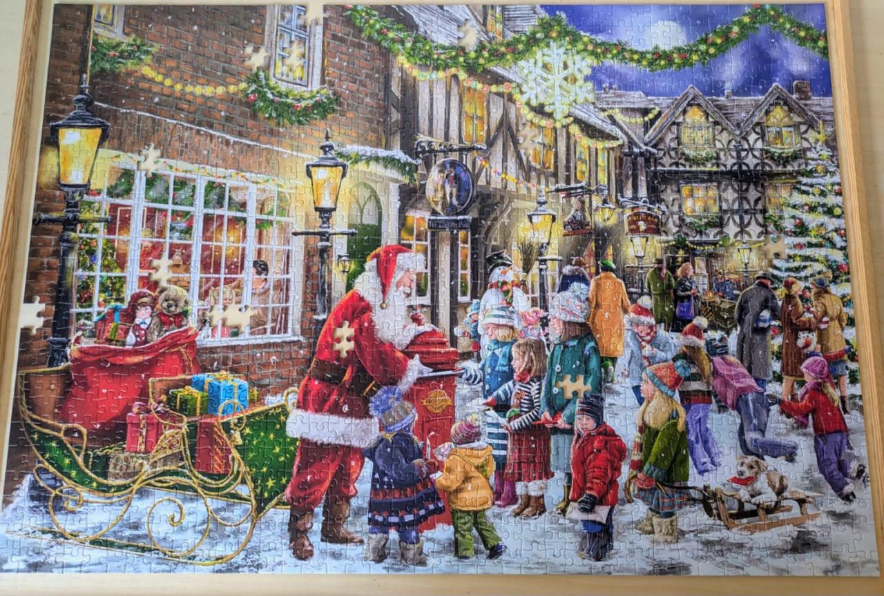 Kerstpuzzel van Falcon