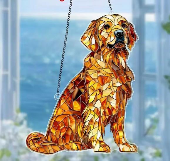 Raamhanger golden retriever