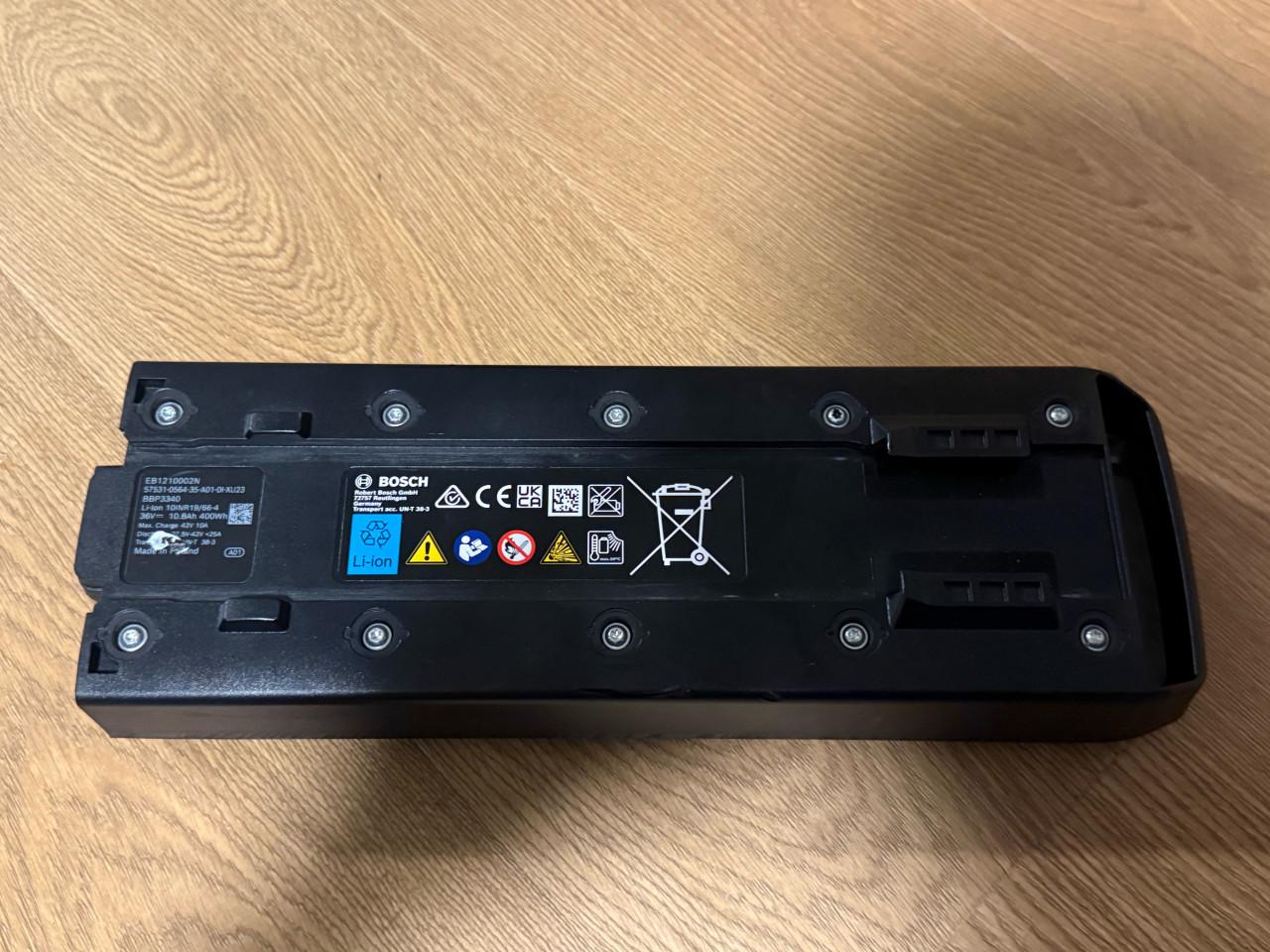 Fiets accu Bosch PowerPack 400 Rack battery (BBP3340) - The smart system