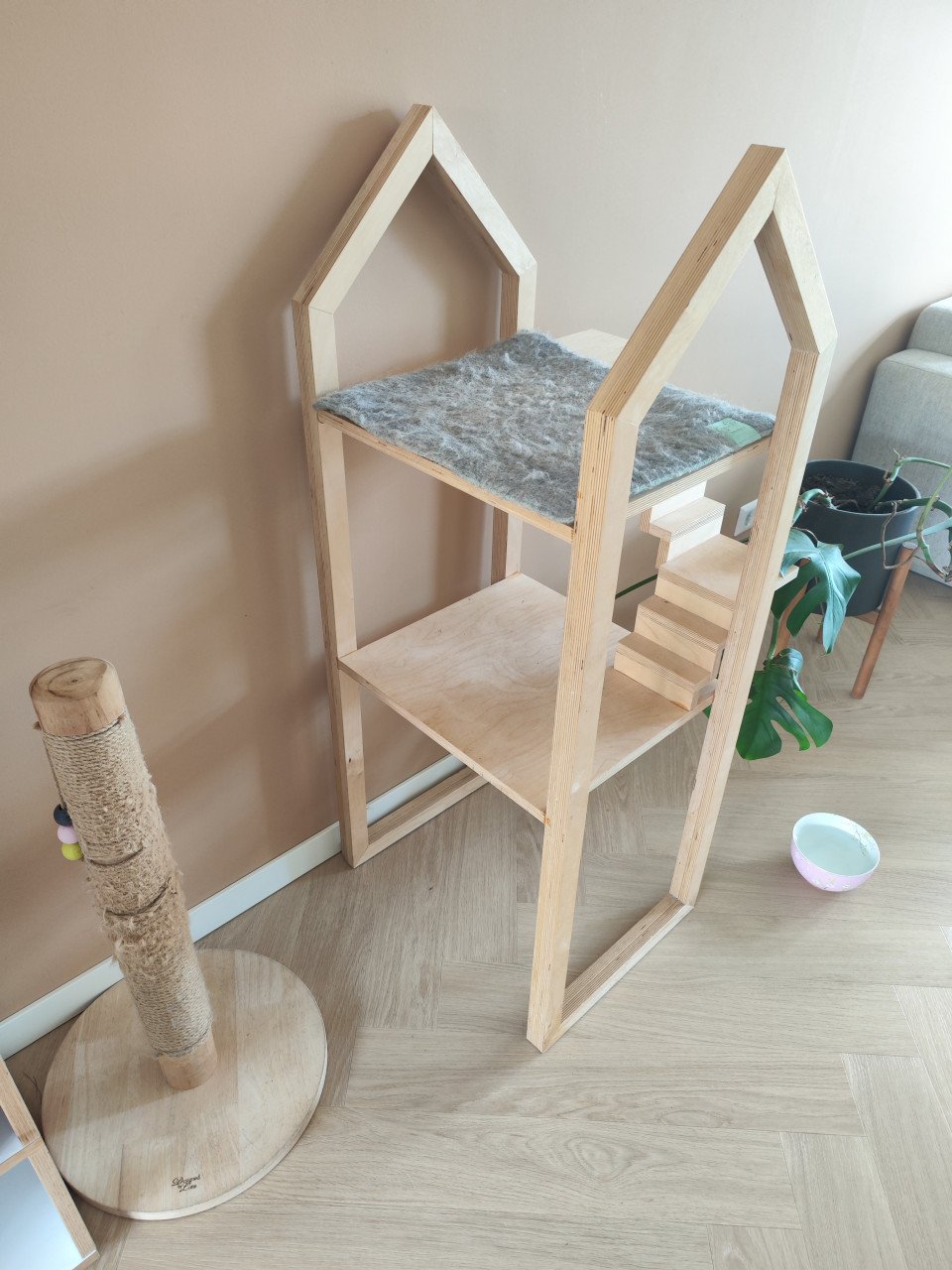 Kattenfort - design kattenhuis (soort katten klimmeubel)