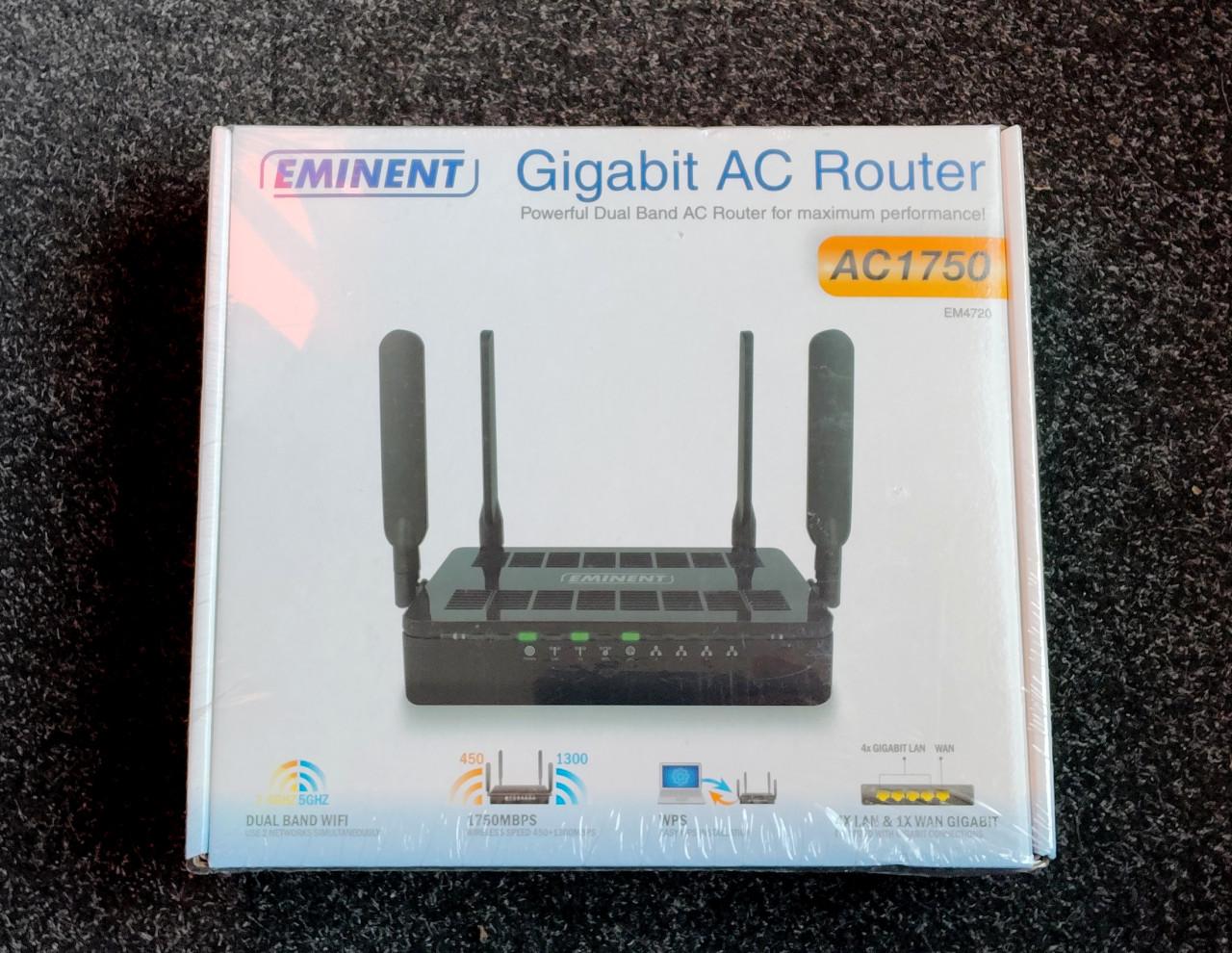 Eminent Em4720 Ac1750 Dubbelband Gigabit Router.