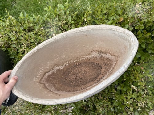Taupe bloempotten