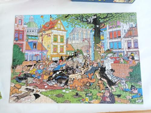 Jan van Haasteren "pak de kat" 500 stukjes