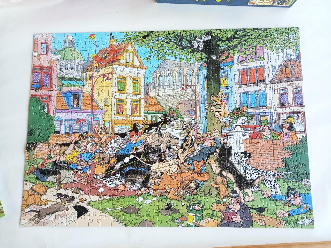 Jan van Haasteren "pak de kat" 500 stukjes