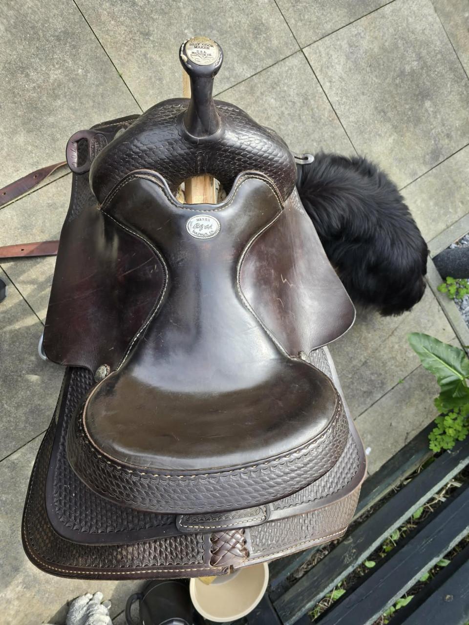 Billy Cook westernzadel (origineel maker Sulphur OK)