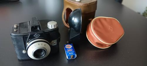 Jaren 60 FOTOCAMERA, MERK AFGA CLACK - AG MET losse FLITS