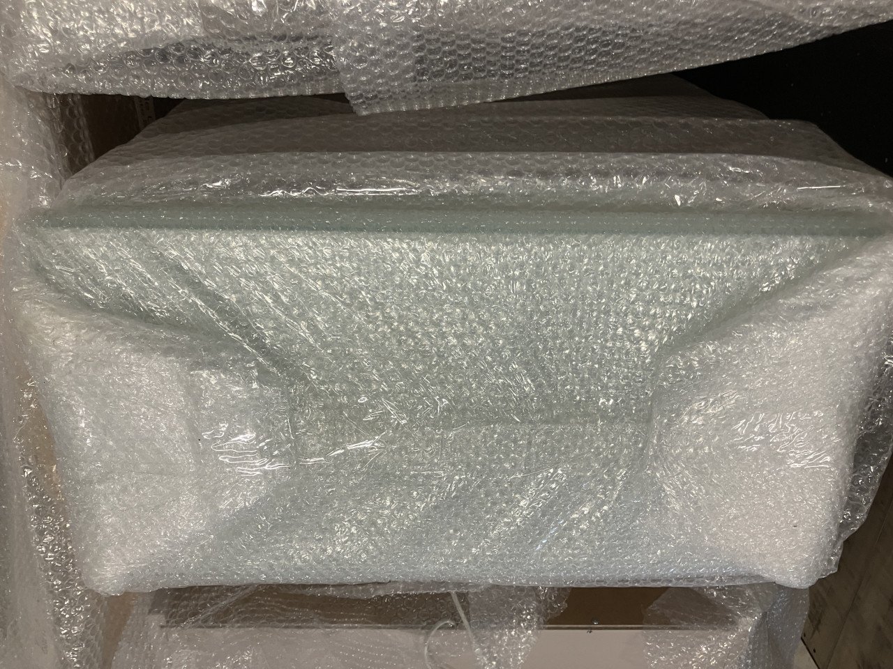 Keukenkastjes - nieuw! - 3 stuks - Met antiekglas en licht