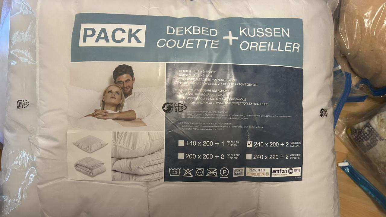 Dekbed + kussens