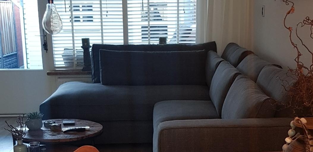 Nette hoekbank Sofie 3 zits + loungegedeelte