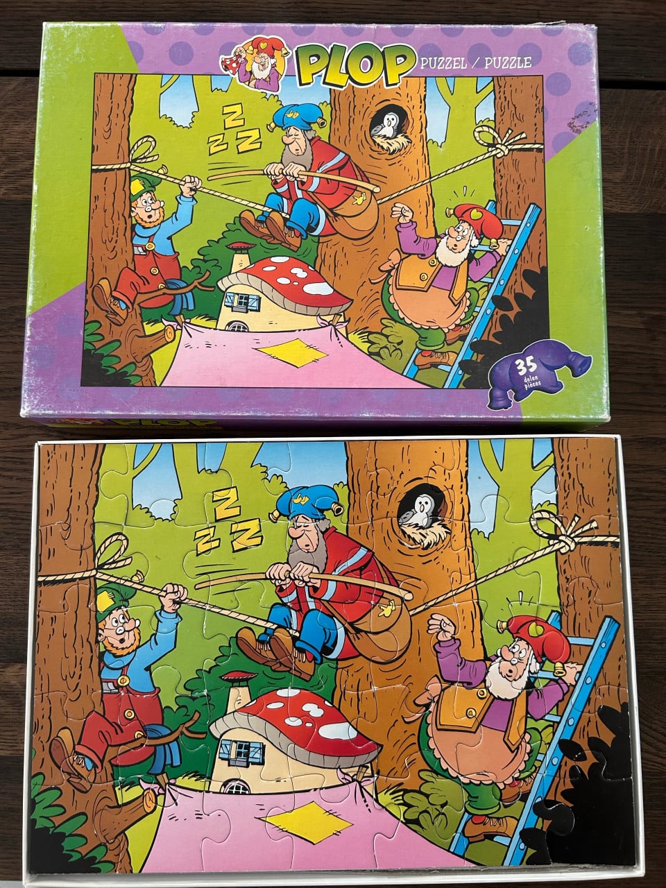 Puzzel kabouter Plop (35 stukjes)
