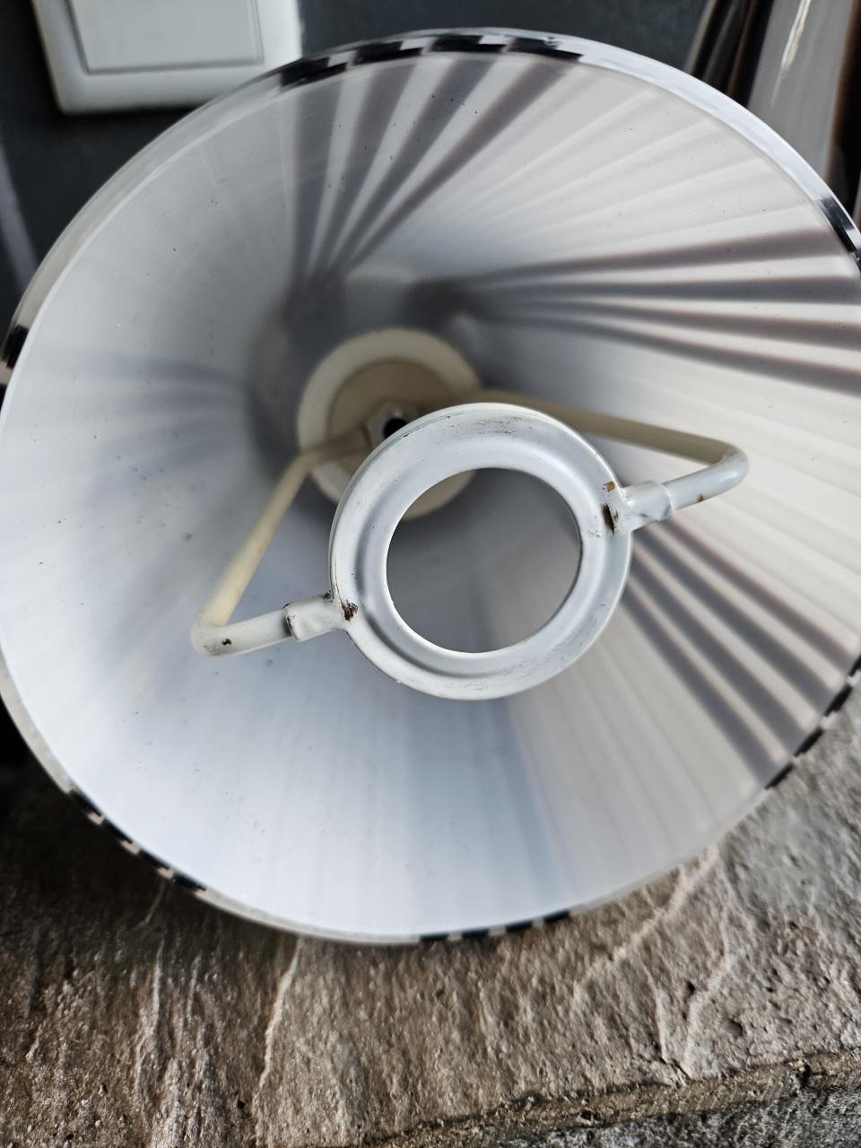 2 prachtige antieke glazen lampenkappen in zeer nette staat.