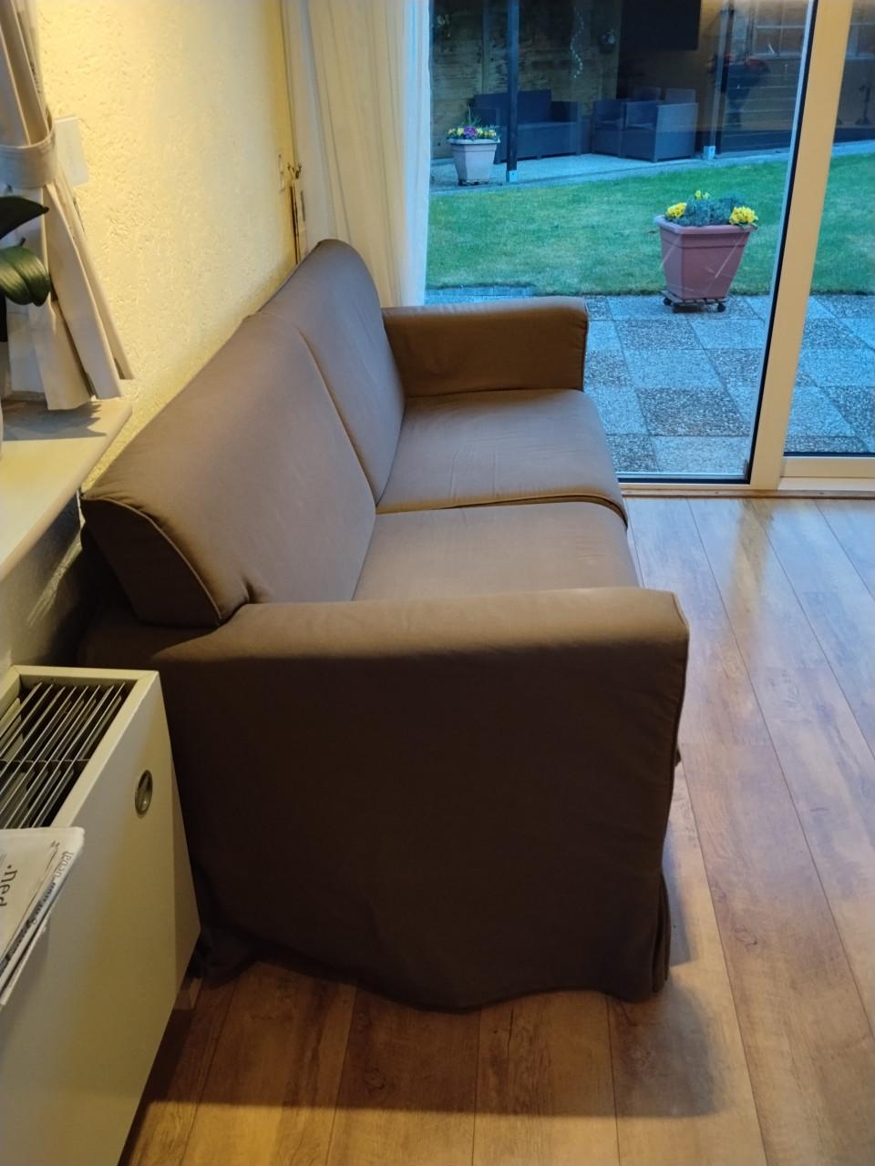 3-zits bank  met extra bekledinghoezen