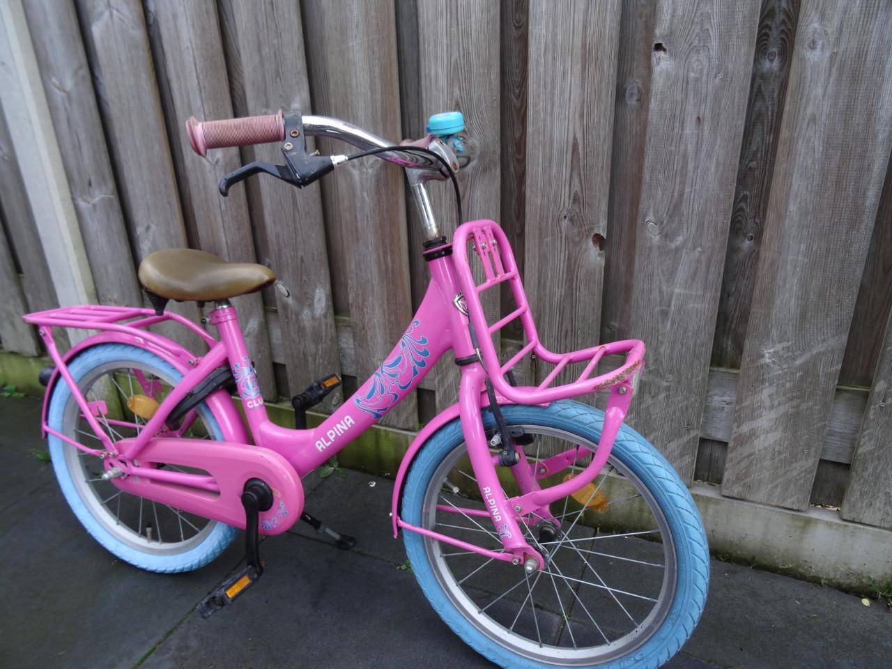🚲💗 Alpina Clubb 18 inch Meisjesfiets – Roze
