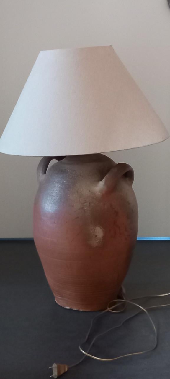 Terracotta vaaslamp