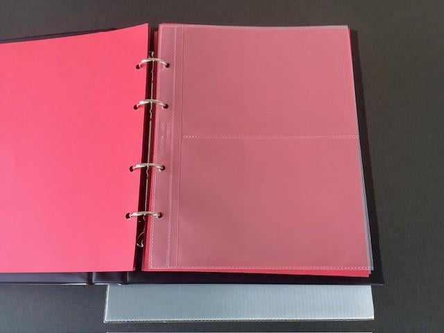 Doos met 5 Importa albums en bladen (gebruikt).