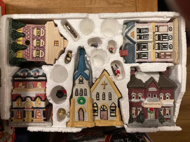 KERSTDORP en kerstdecoraties