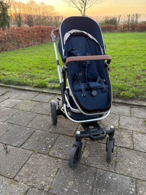 Kinderwagen - Joolz Geo Parrot Blue + verschillende accessoires