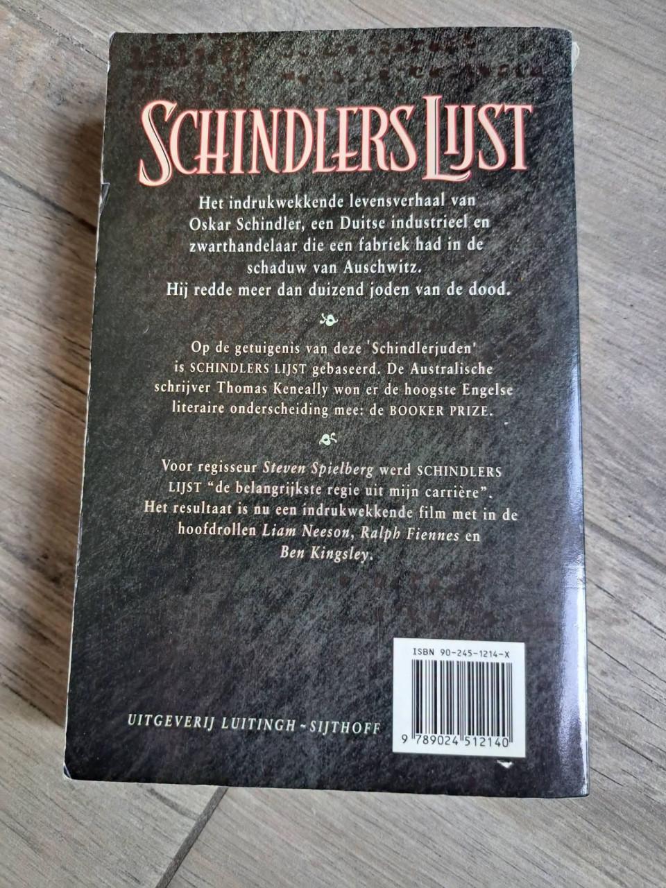 Schinders lijst van Thomas Keneally