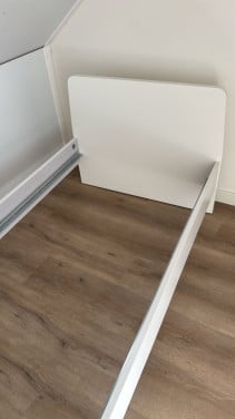 1-pers (90x200) bed - bedframe + lattenbodem + matras
