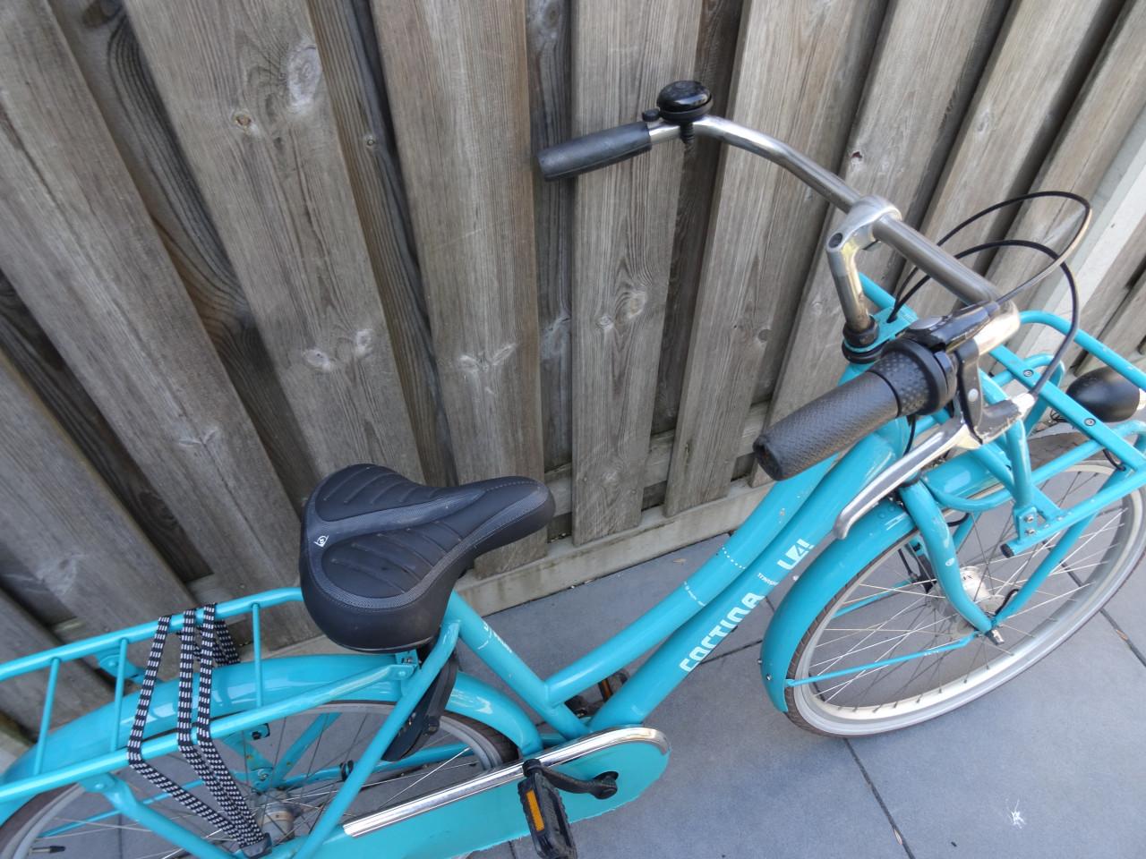 🚲 Cortina U4 Transport Meisjesfiets – 26 inch – Turkoois 💙