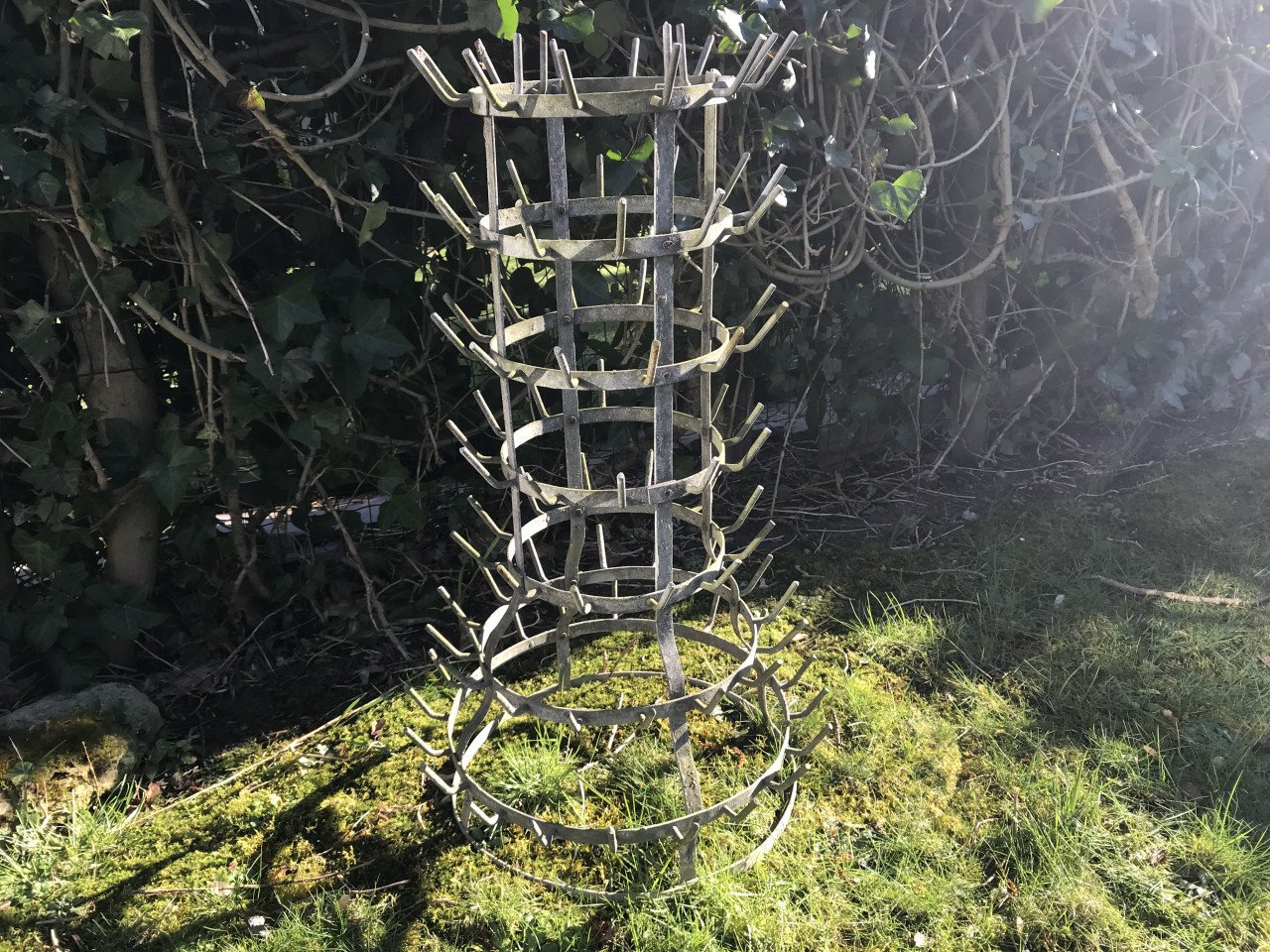 Tuin decoratie zink,glas,enz
