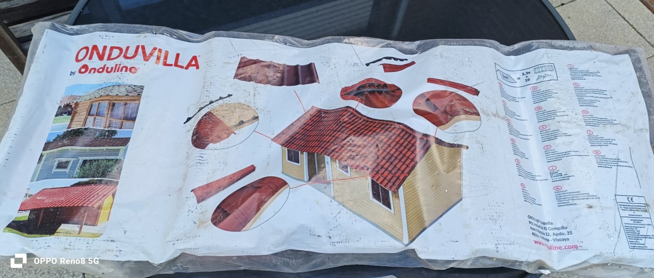 Dakbedekking voor afdak of tuinhuis