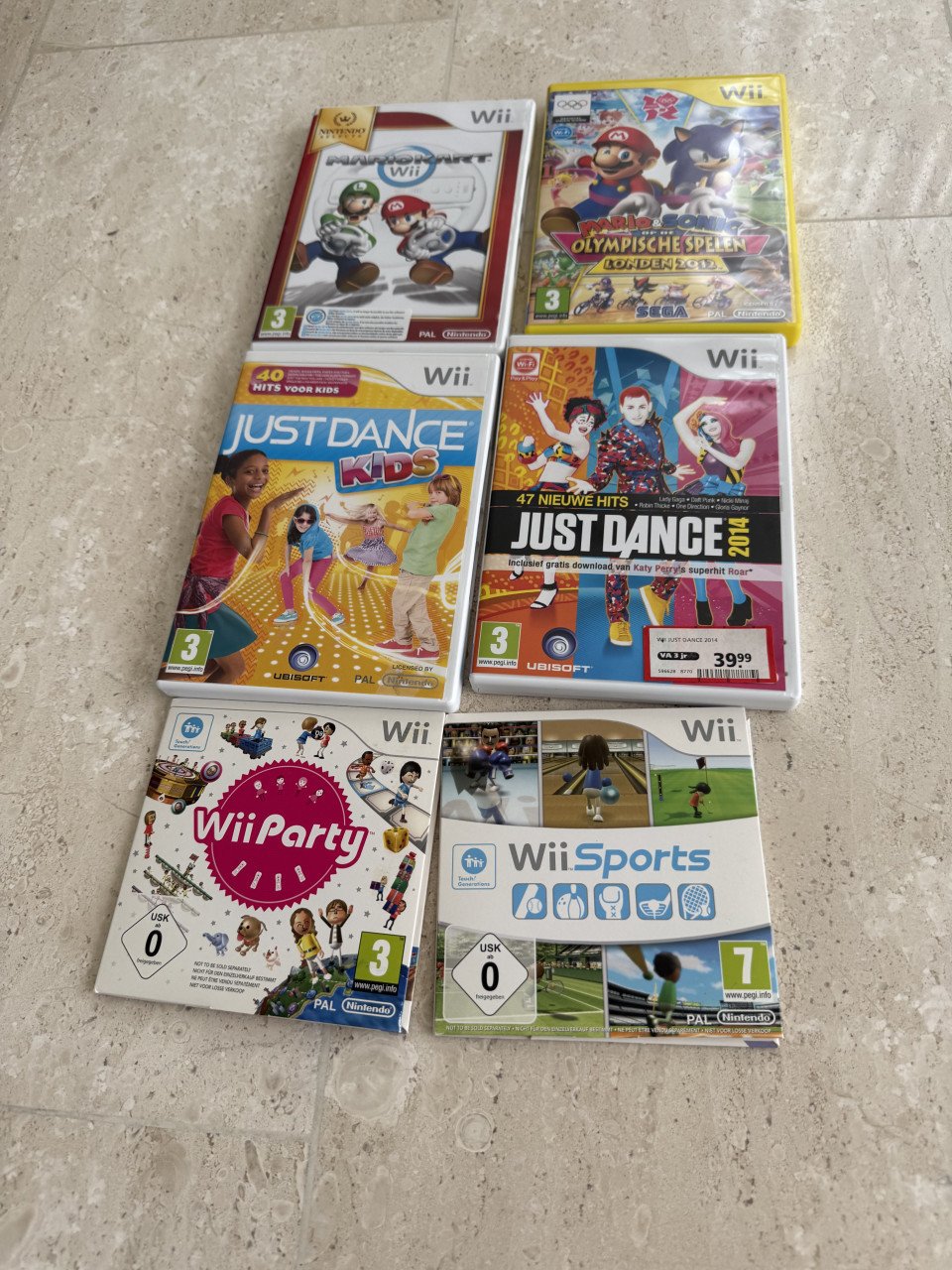 Wii incl Accesoires en spellen