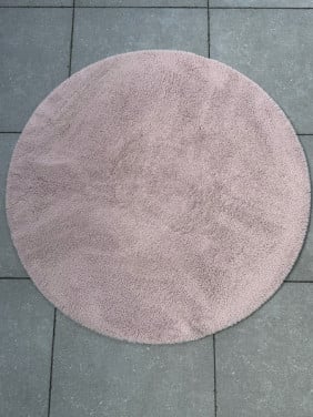 Vloerkleed rond oud roze 120x120