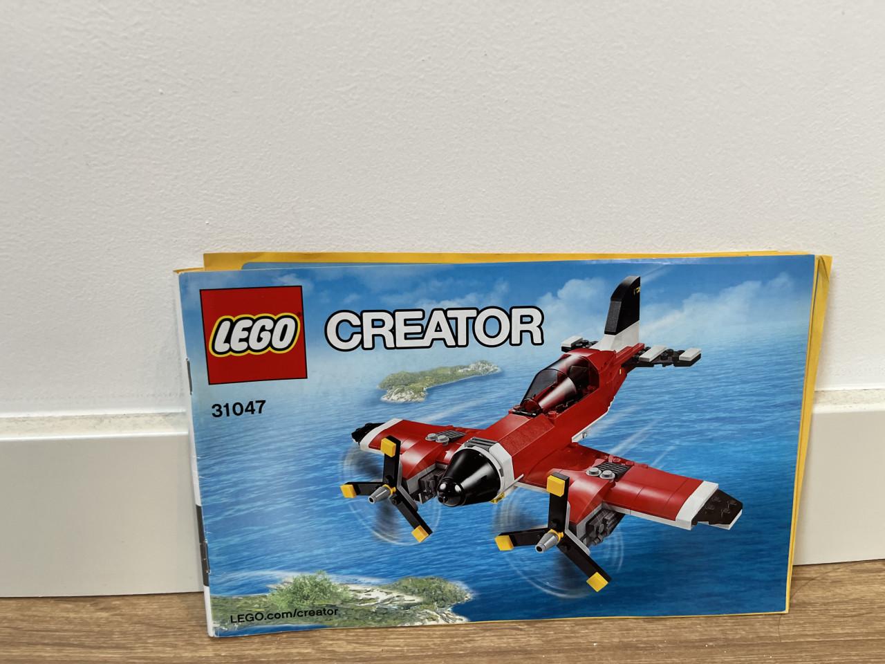 Lego propellervliegtuig