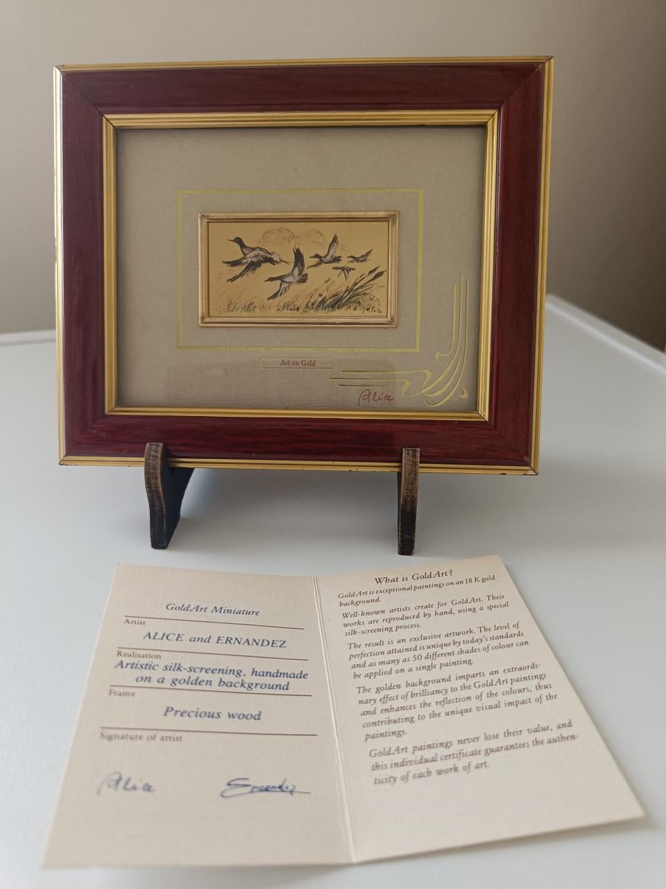 Miniatuur kunstwerk