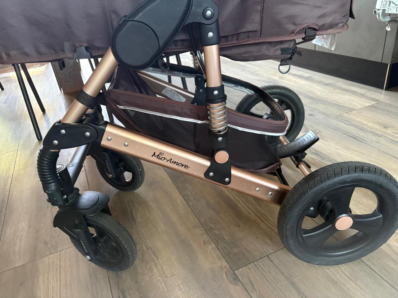 Kinderwagen met Reiswieg (los te koppelen) van Mio Amore