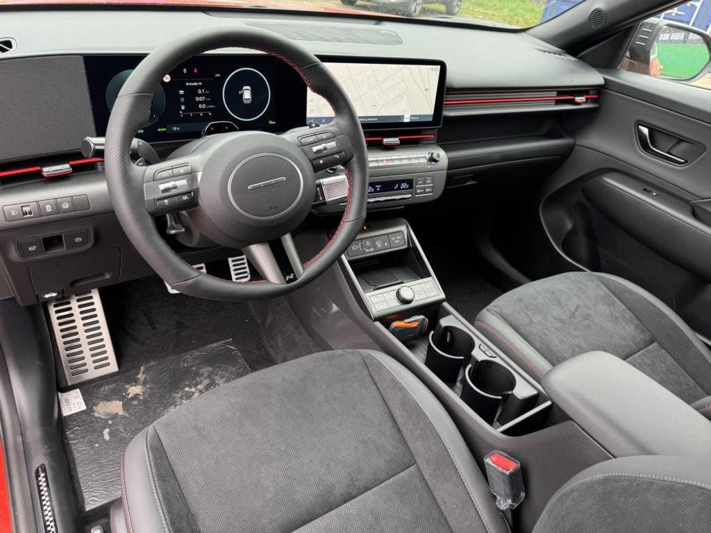 Hyundai Kona 1.6 gdi hev n line soultronic orange!