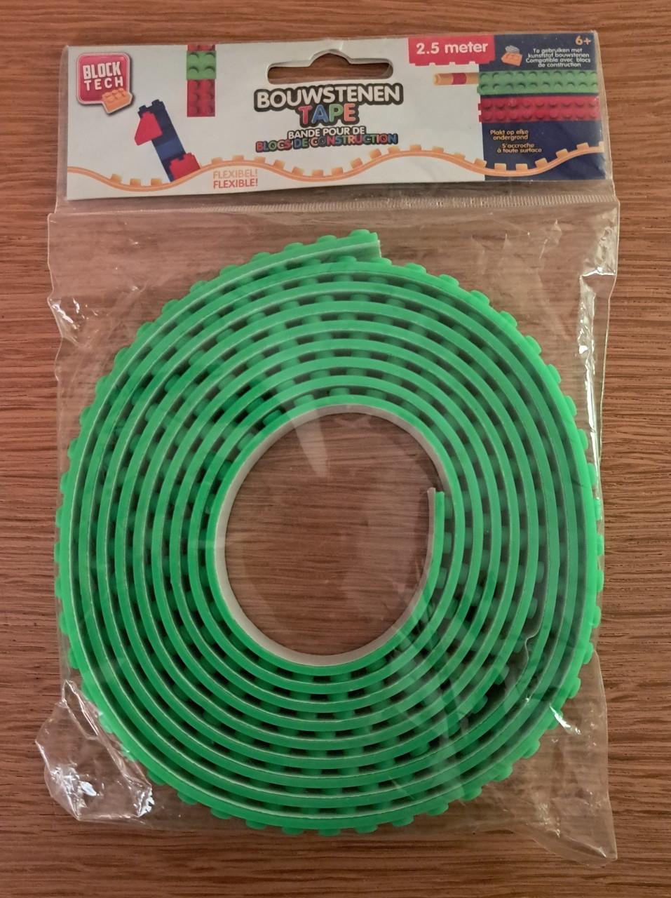Flexibele Bouwstenen tape Block tech 2,5 mtr