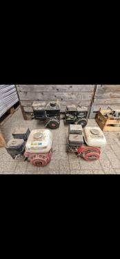 Diversen motorblokjes en waterpomp