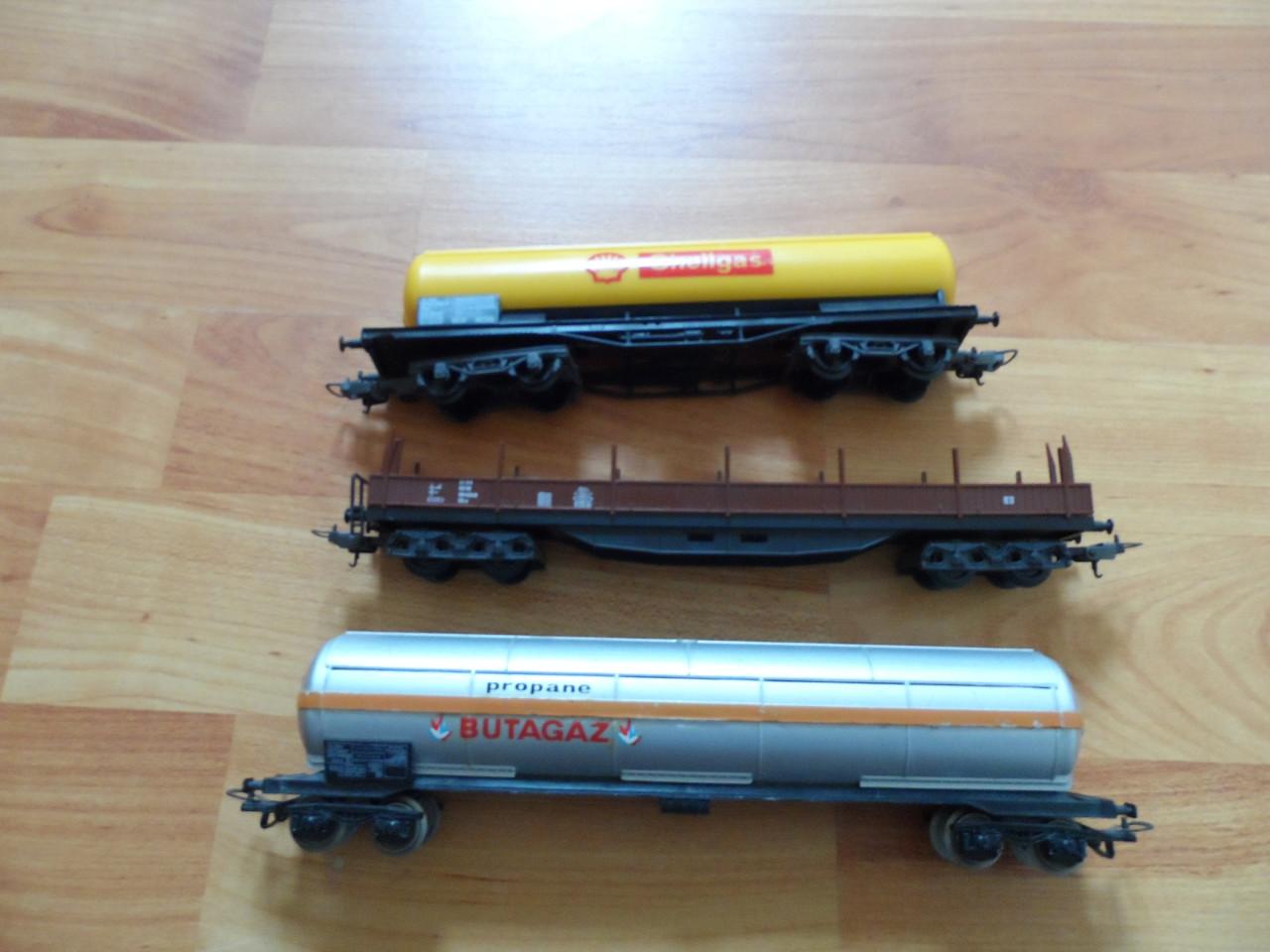 6 Wagons en 1 stoomloc 1309 Fleischmann